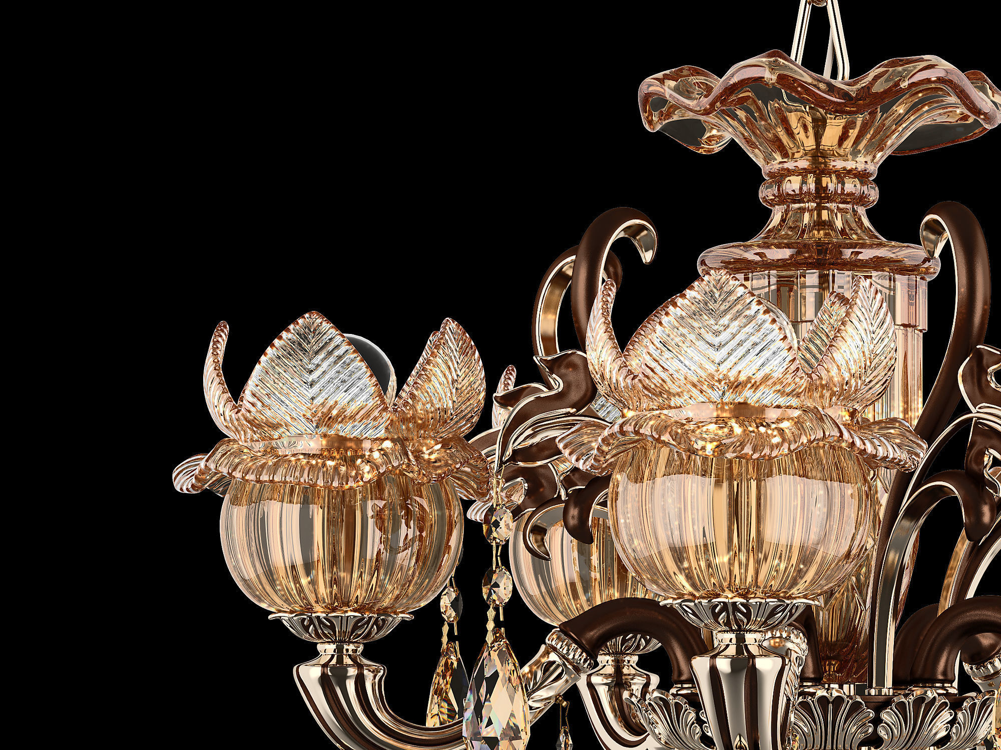 89360 Osgona Collection of Murano Glass Lamps _11
