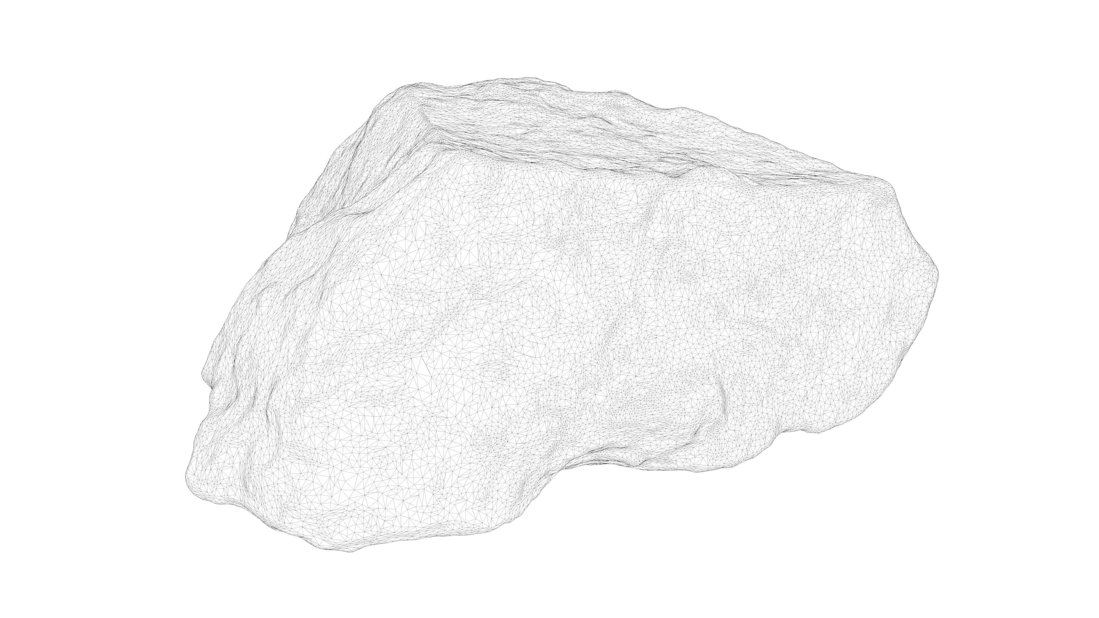 Photorealistic 3D scan of rock stone Low-poly 3D model_23
