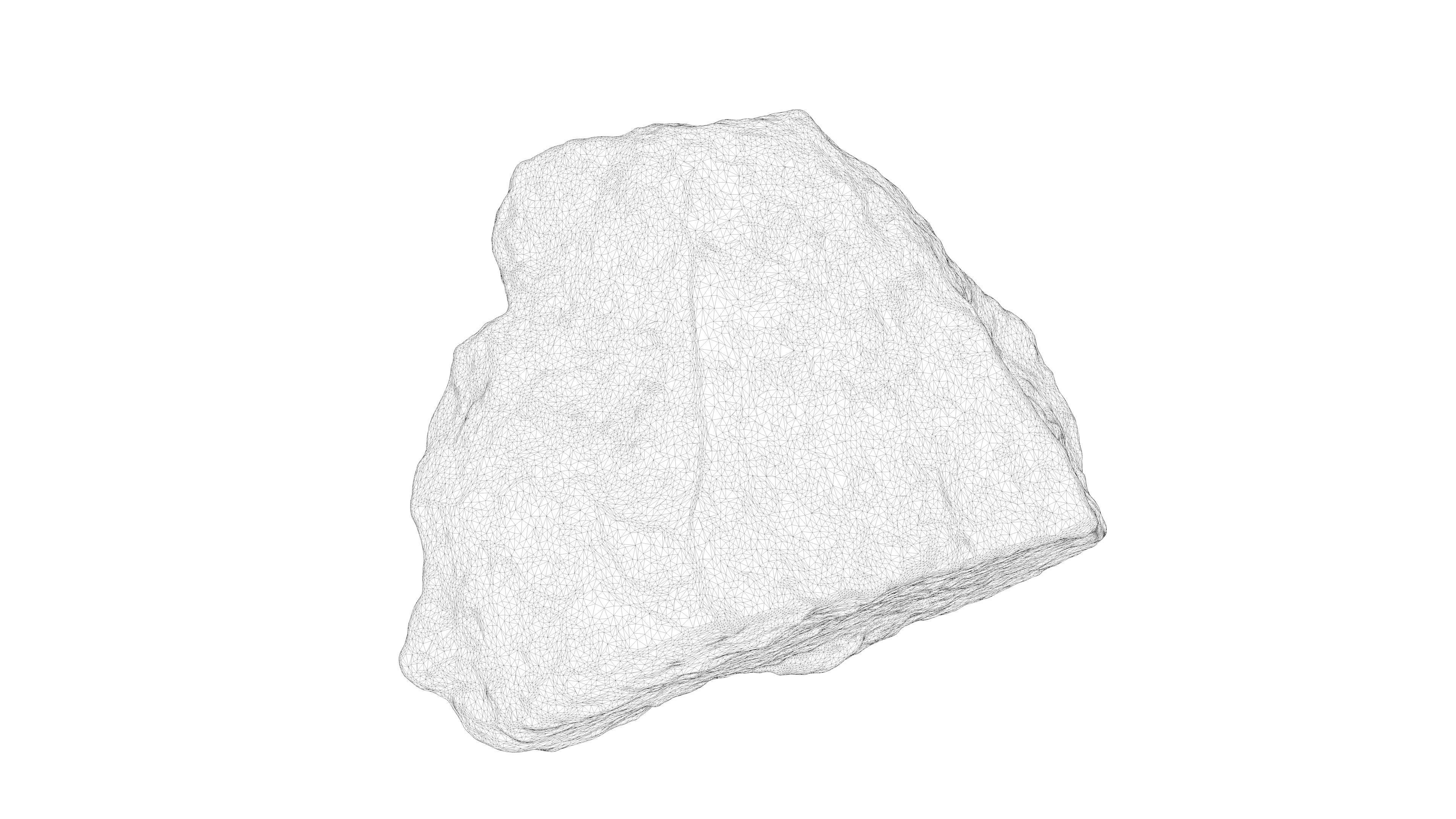 Photorealistic 3D scan of rock stone Low-poly 3D model_24