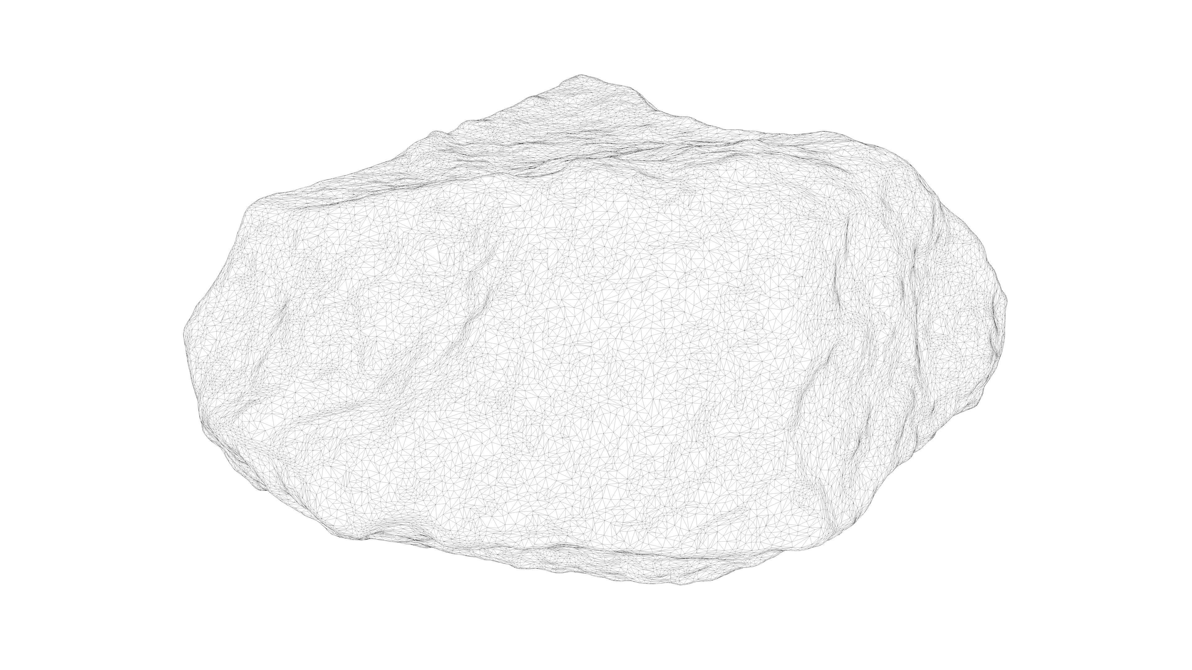Photorealistic 3D scan of rock stone Low-poly 3D model_20