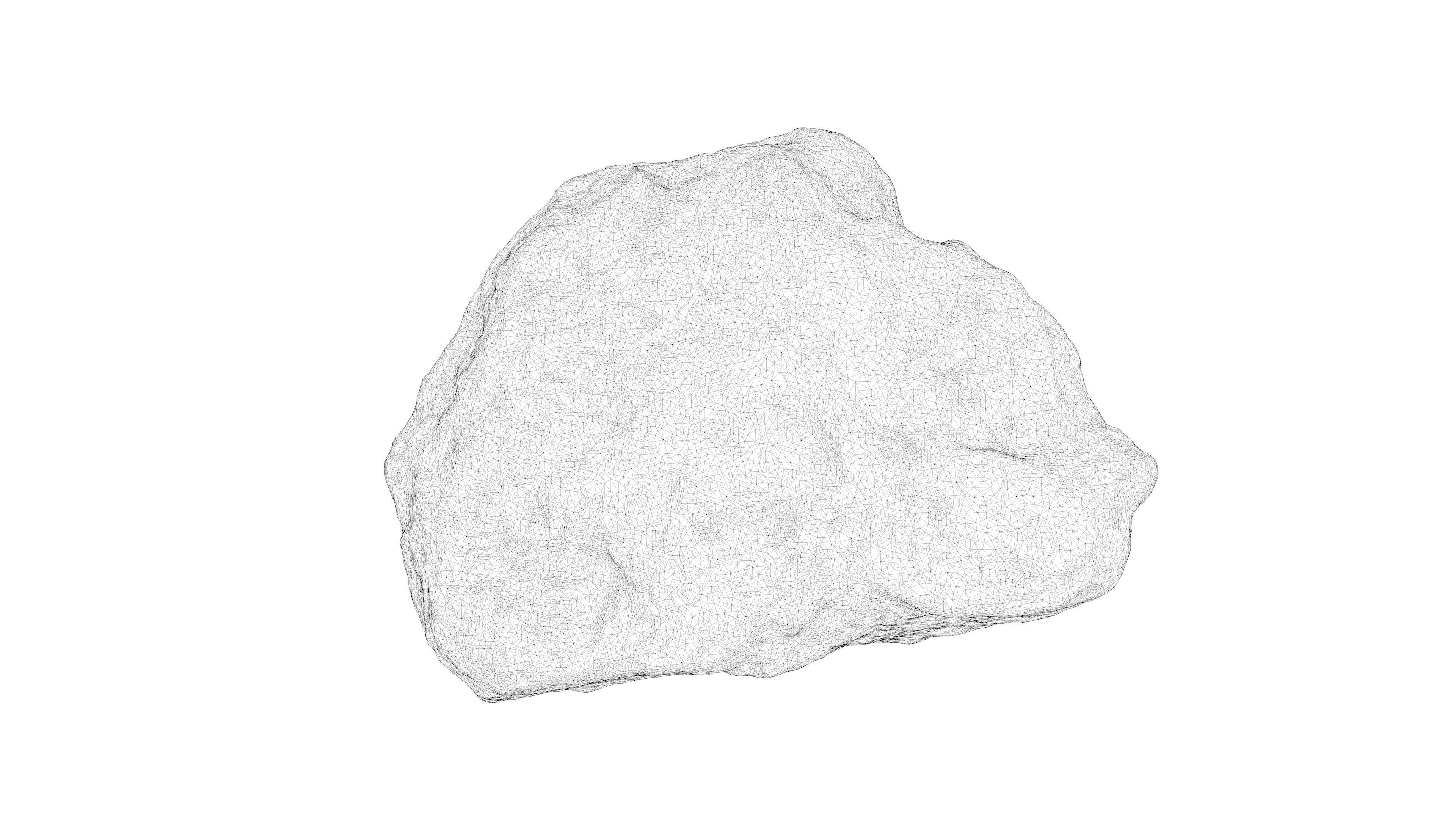 Photorealistic 3D scan of rock stone Low-poly 3D model_25