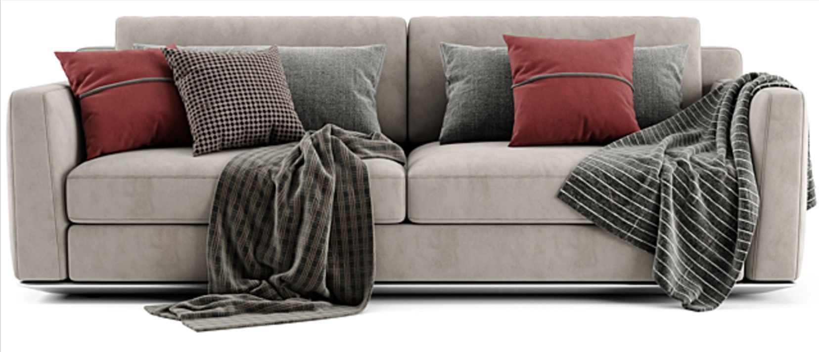 Horm Ellington 2 Seats 3D model_3