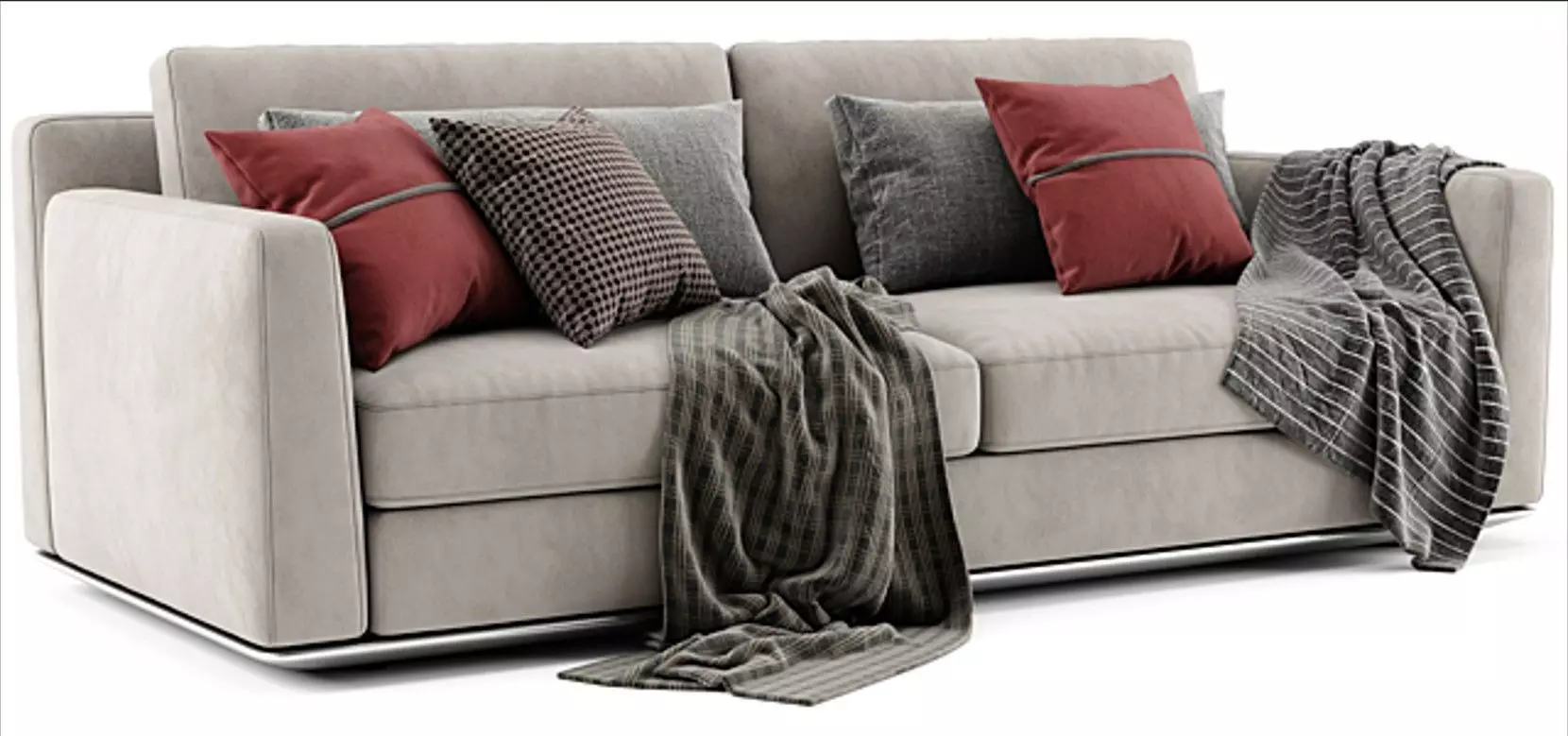 Horm Ellington 2 Seats 3D model_0