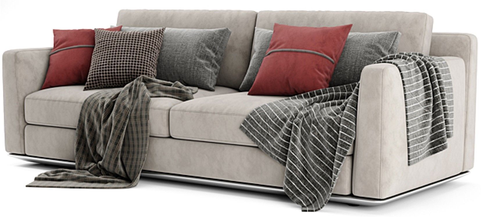 Horm Ellington 2 Seats 3D model_2