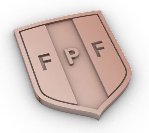 Federacion Peruana de Futbol FPF PERU 3D print model_1
