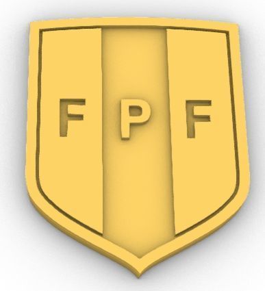 Federacion Peruana de Futbol FPF PERU 3D print model_5