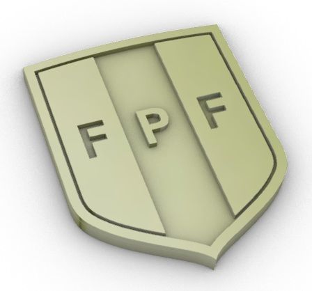 Federacion Peruana de Futbol FPF PERU 3D print model_3