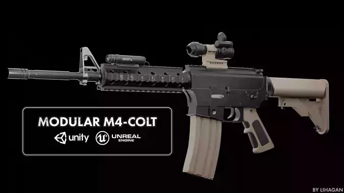 M4 Colt - Model and Textures 