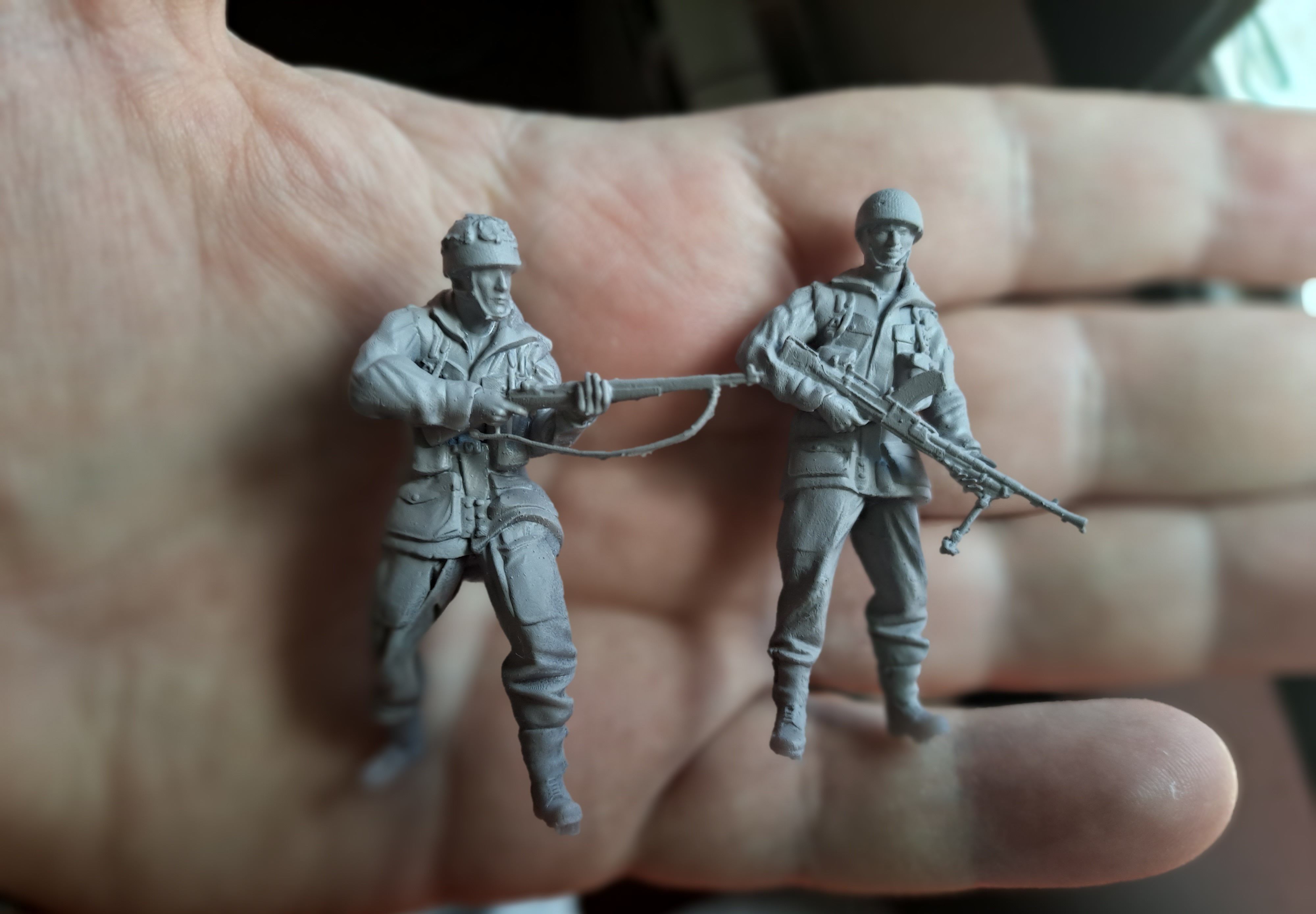  PACK 4 BRITISH PARATROOPERS RED DEVILS DEFENSA ARNHEM 3D print model_1