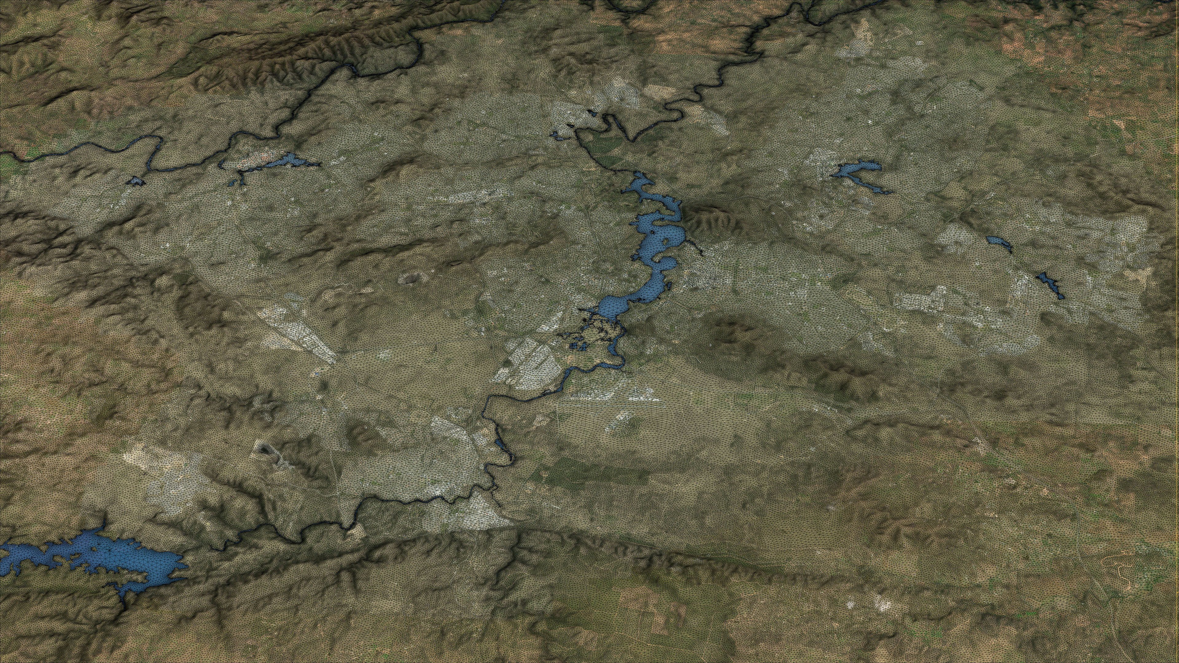 Canberra - 3D City Topography Terrain 3D Model Collection_44