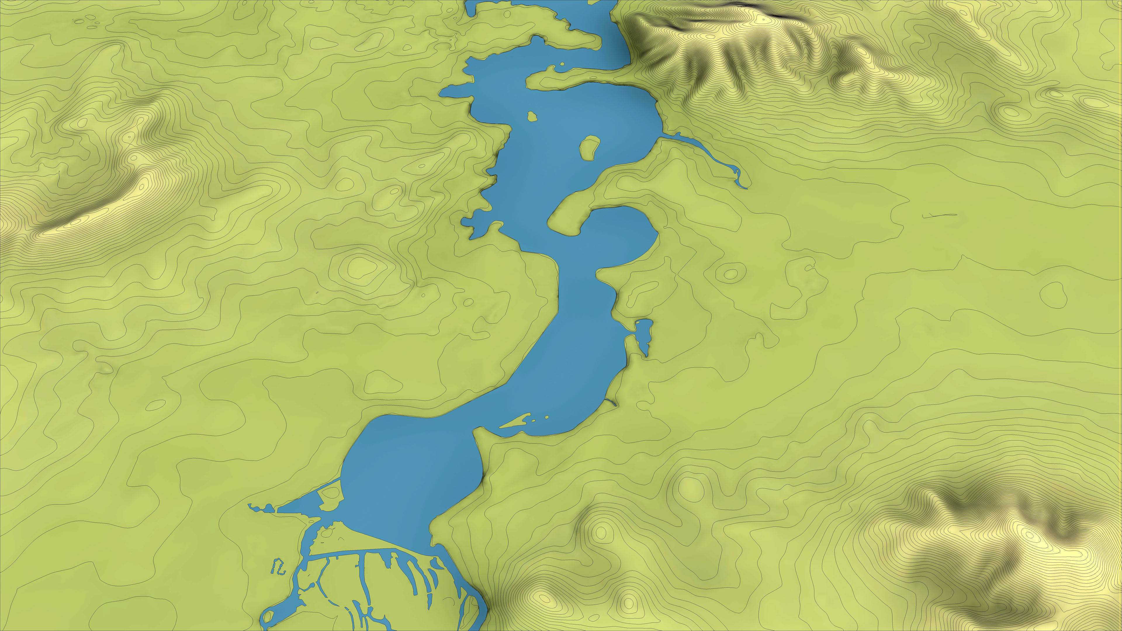 Canberra - 3D City Topography Terrain 3D Model Collection_12