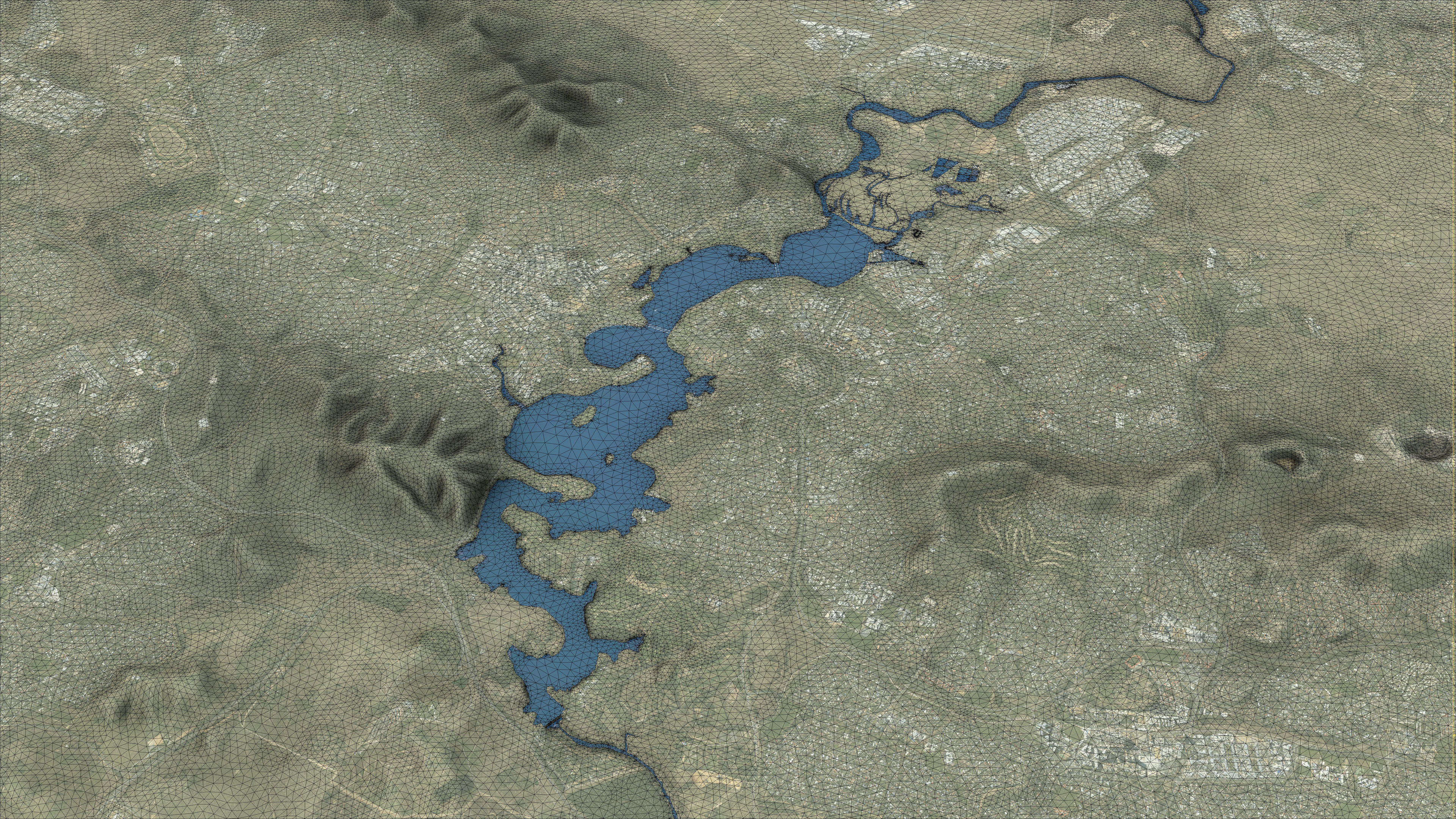 Canberra - 3D City Topography Terrain 3D Model Collection_17