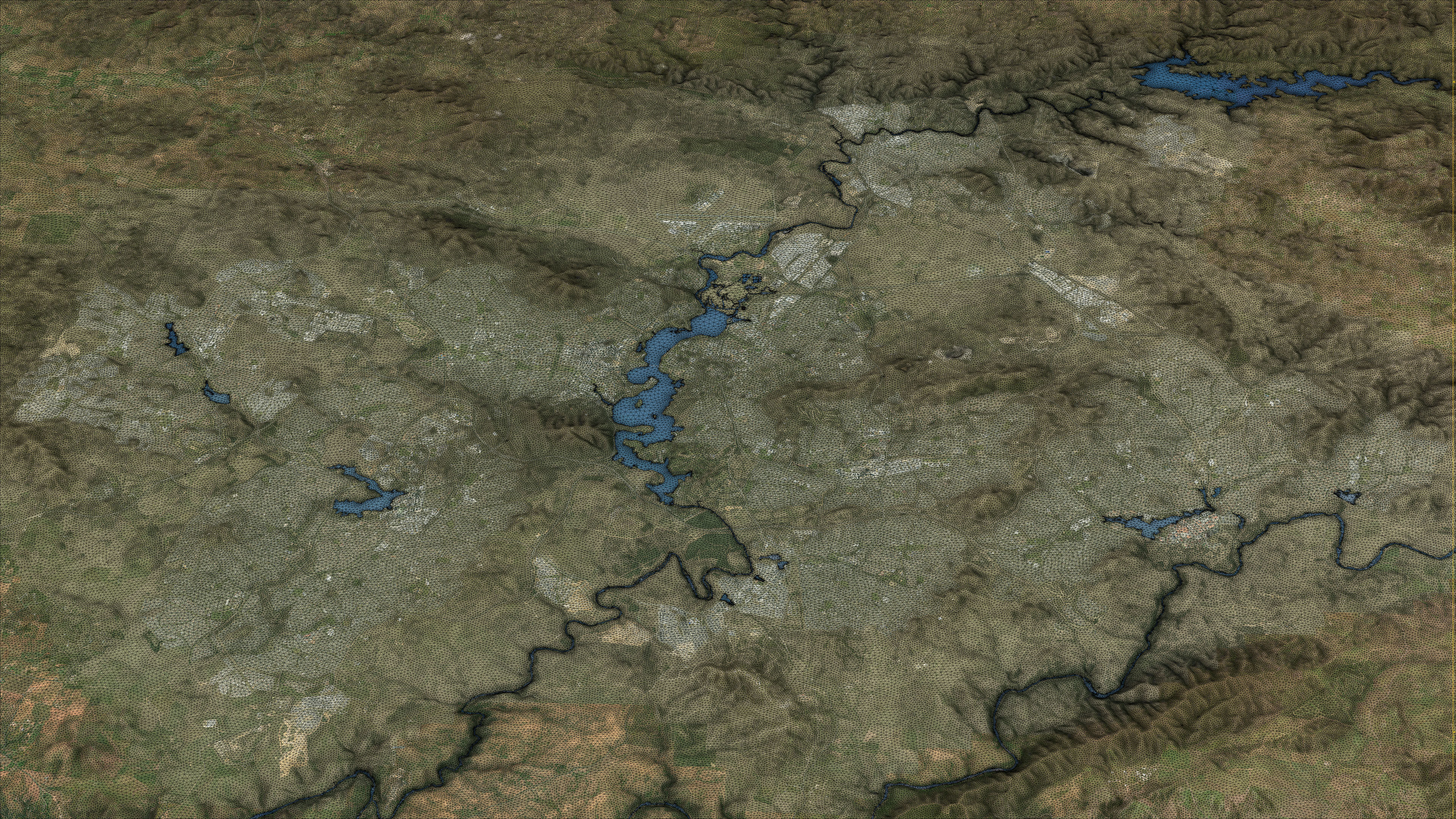 Canberra - 3D City Topography Terrain 3D Model Collection_36