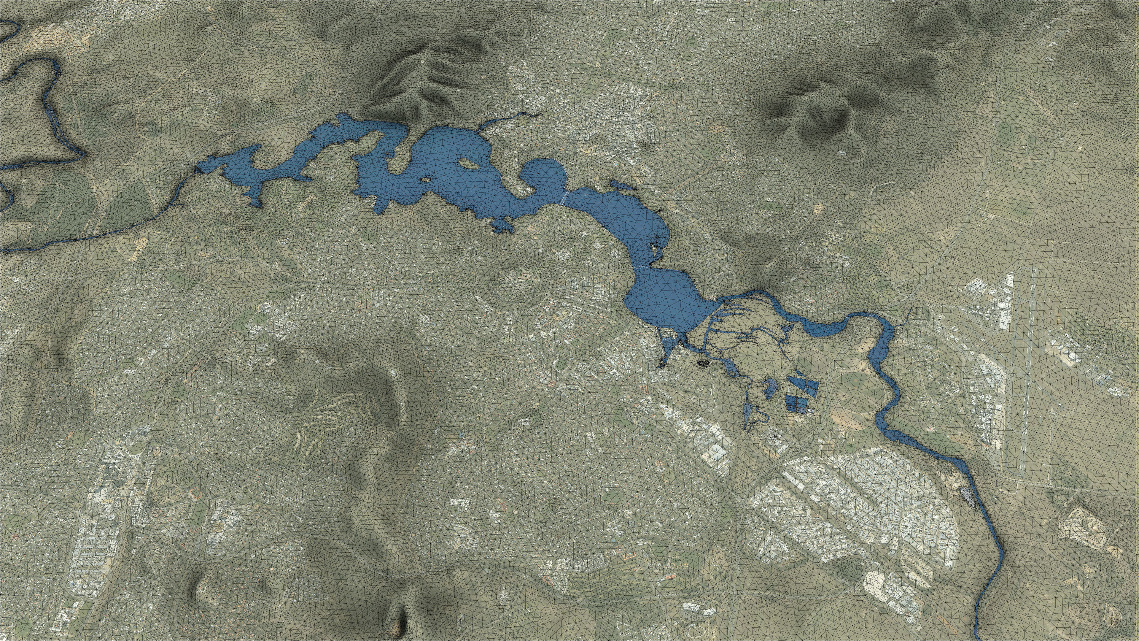 Canberra - 3D City Topography Terrain 3D Model Collection_14