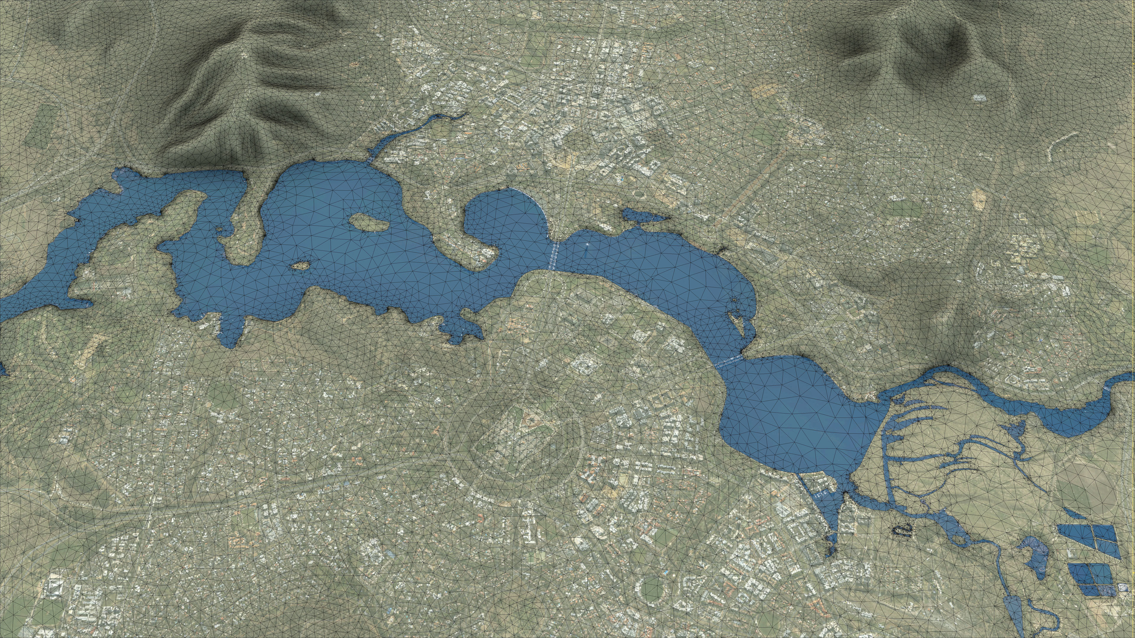 Canberra - 3D City Topography Terrain 3D Model Collection_2