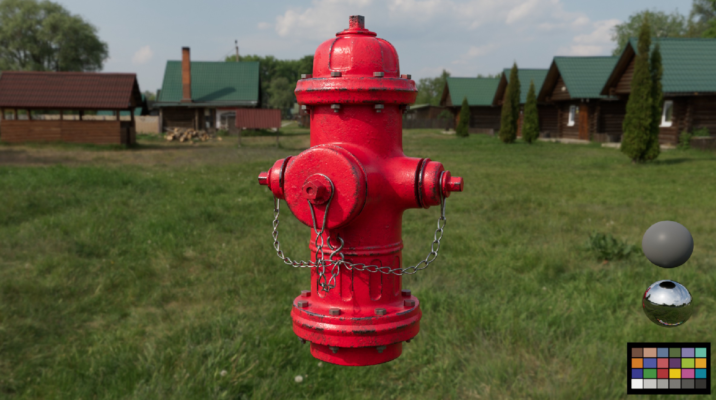 Fire hydrant 3d model Free low-poly 3D model_2