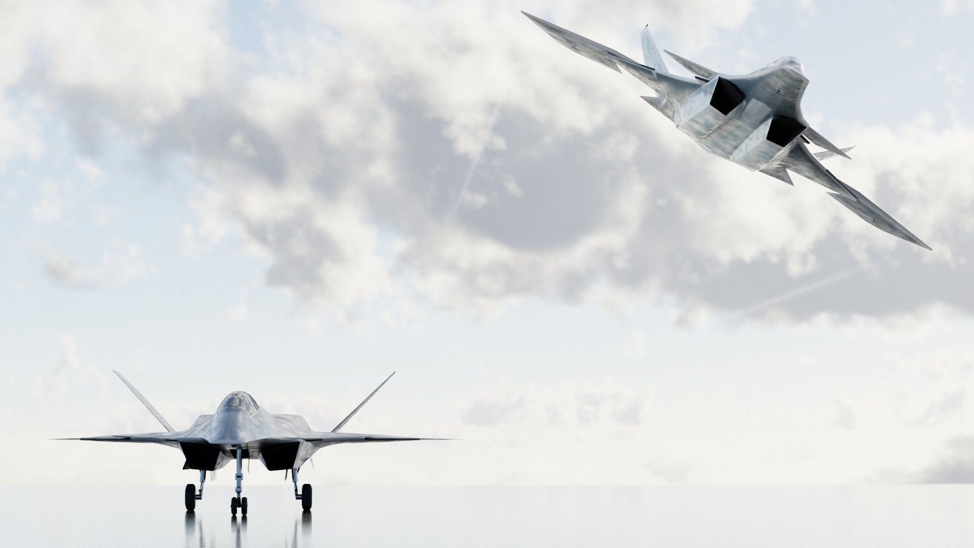 J-50 White Emperor Low-poly 3D model_17