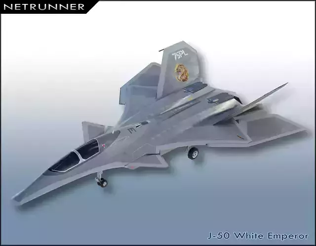 J-50 White Emperor Low-poly 3D model