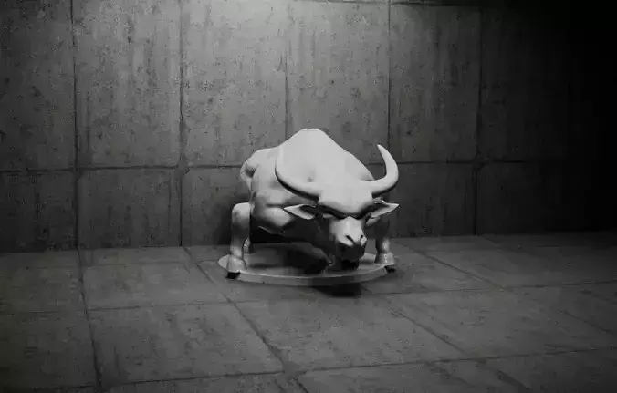 Furious Bull 3D print model