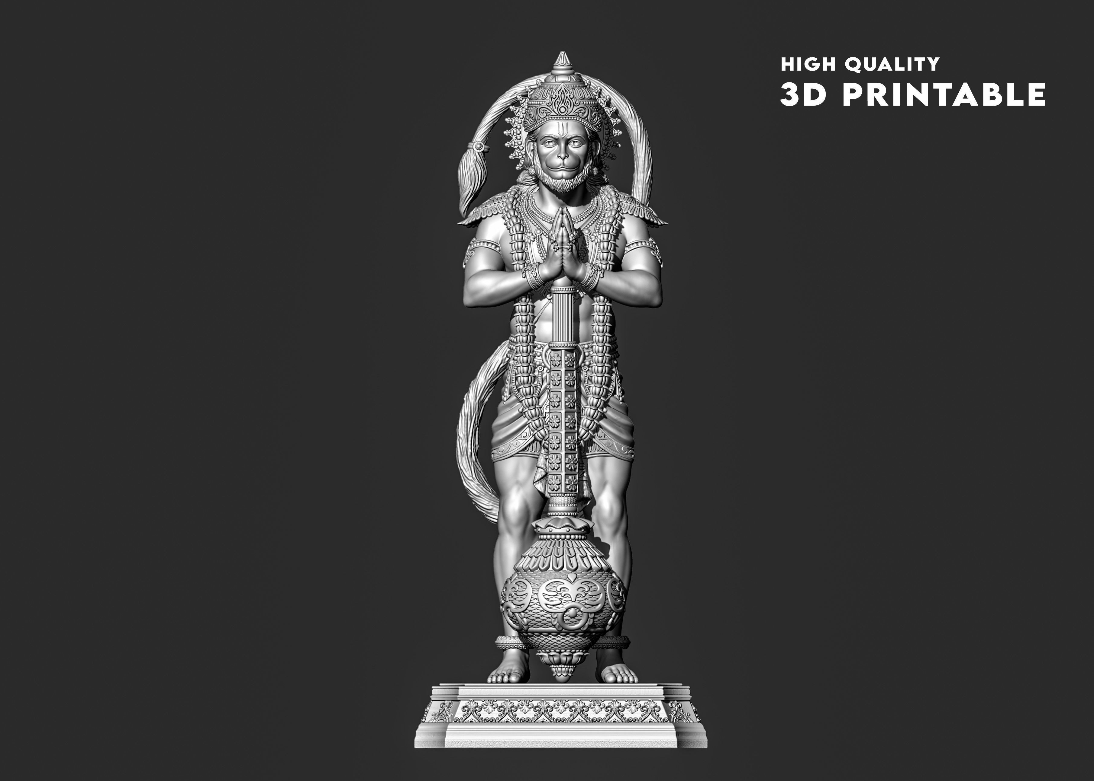 Hanuman High quality 3D print model_23