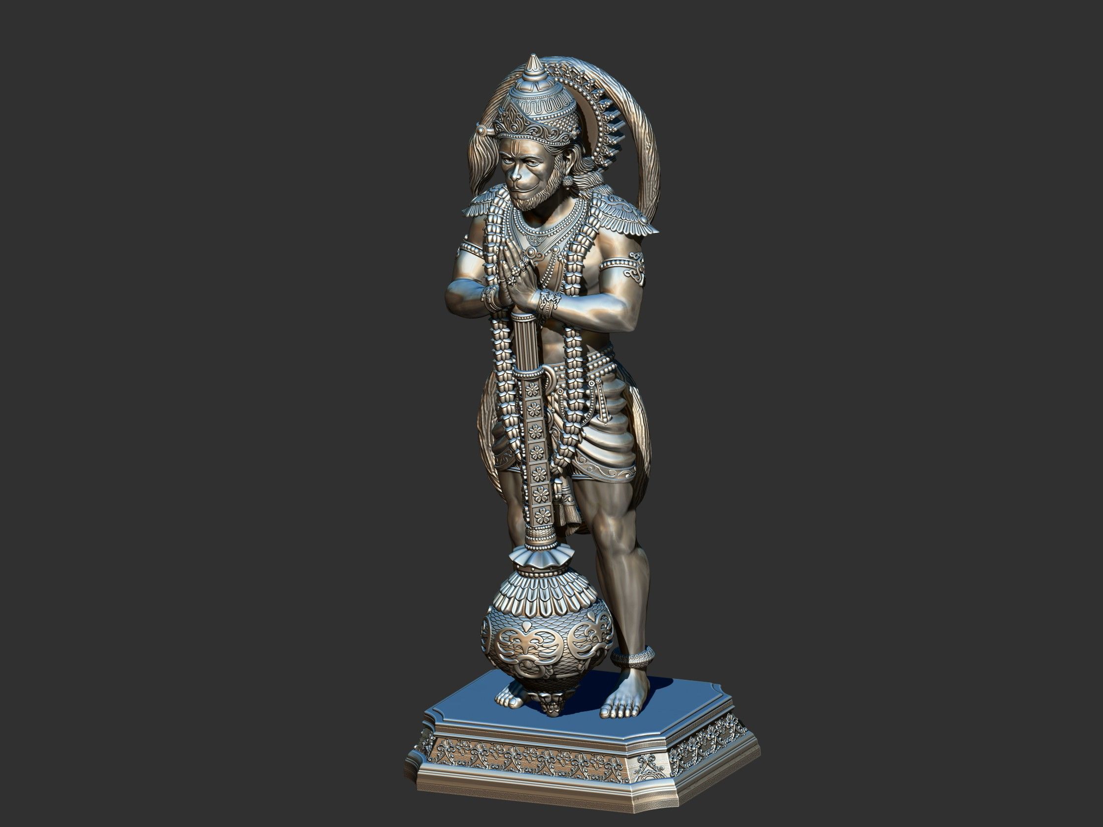 Hanuman High quality 3D print model_28