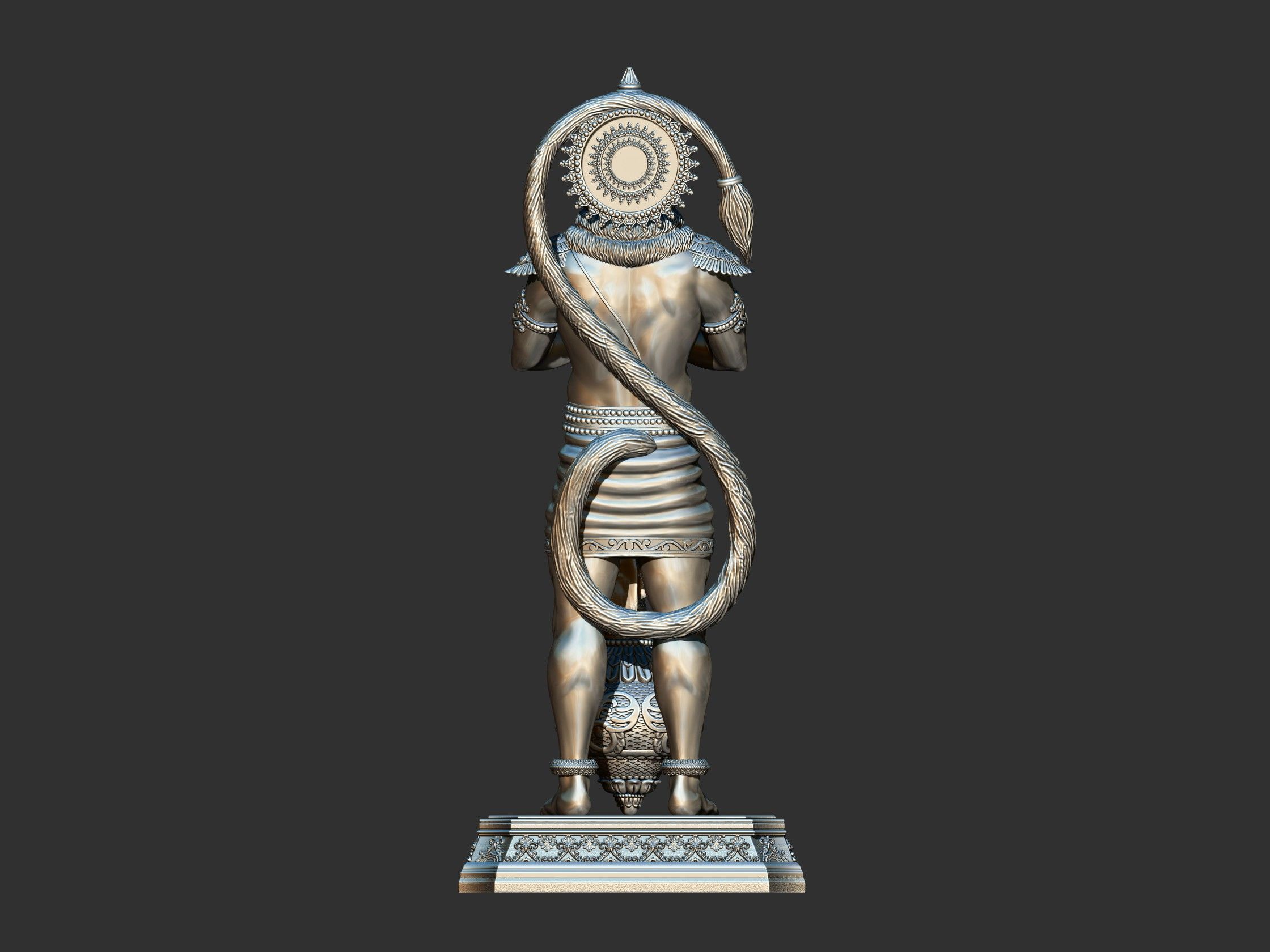 Hanuman High quality 3D print model_17
