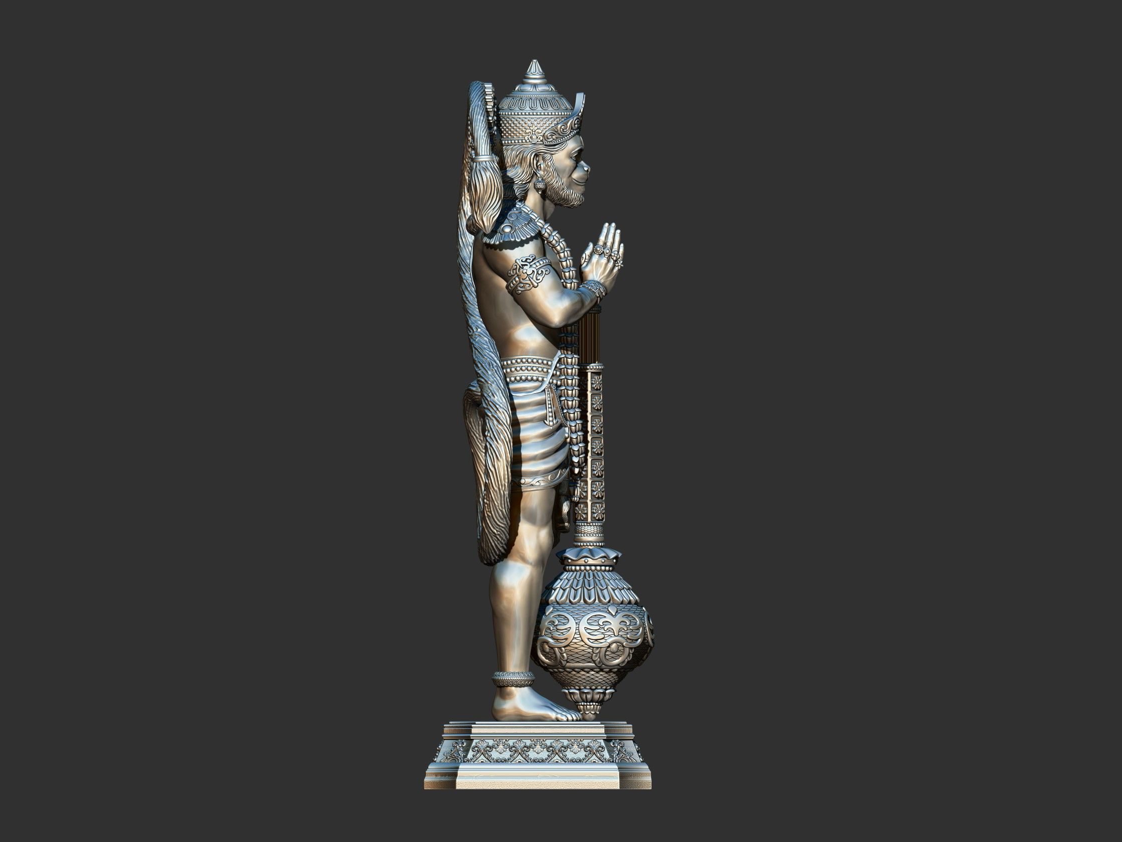 Hanuman High quality 3D print model_5