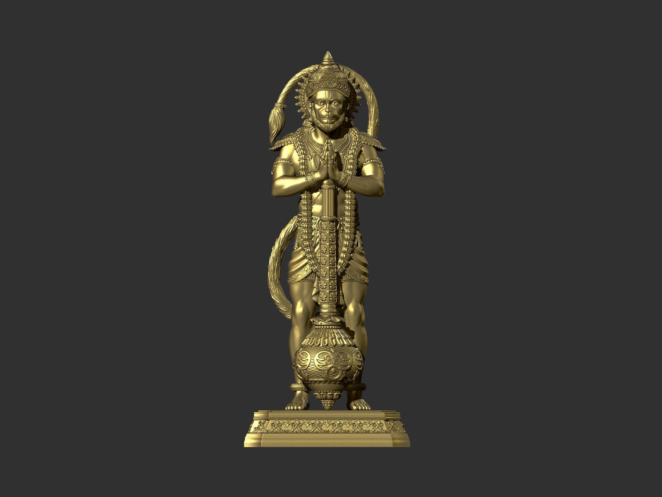 Hanuman High quality 3D print model_25