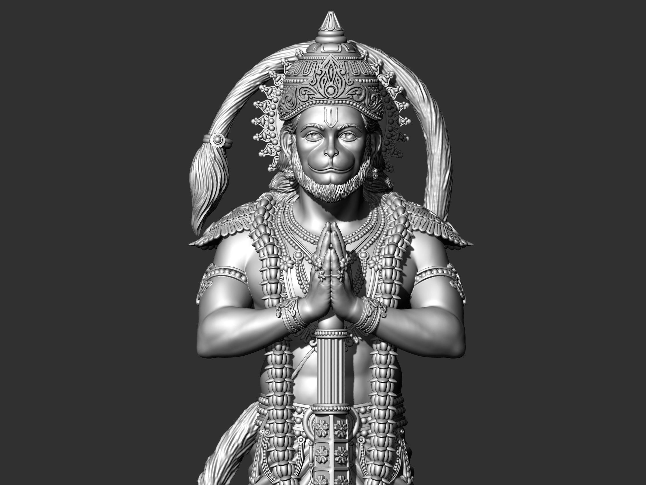 Hanuman High quality 3D print model_35