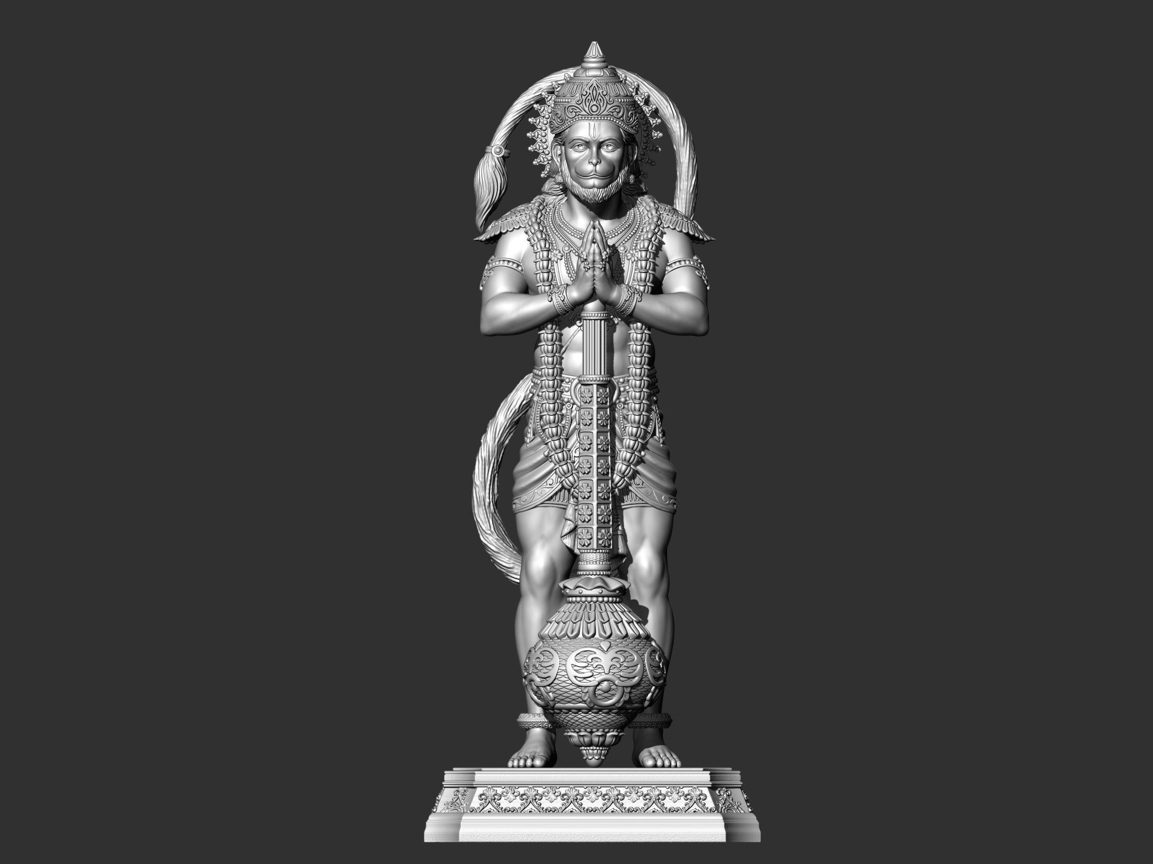 Hanuman High quality 3D print model_14