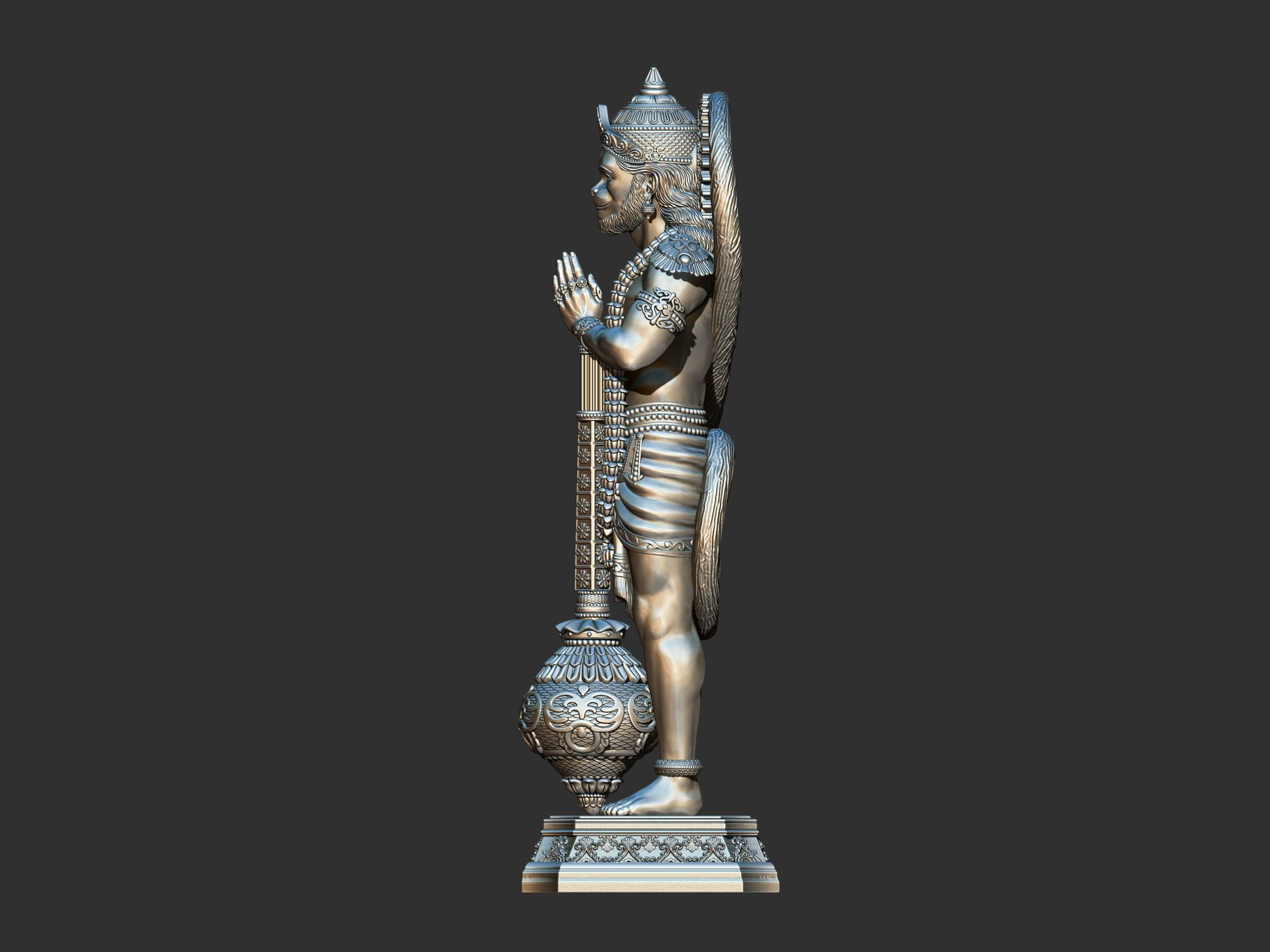 Hanuman High quality 3D print model_11