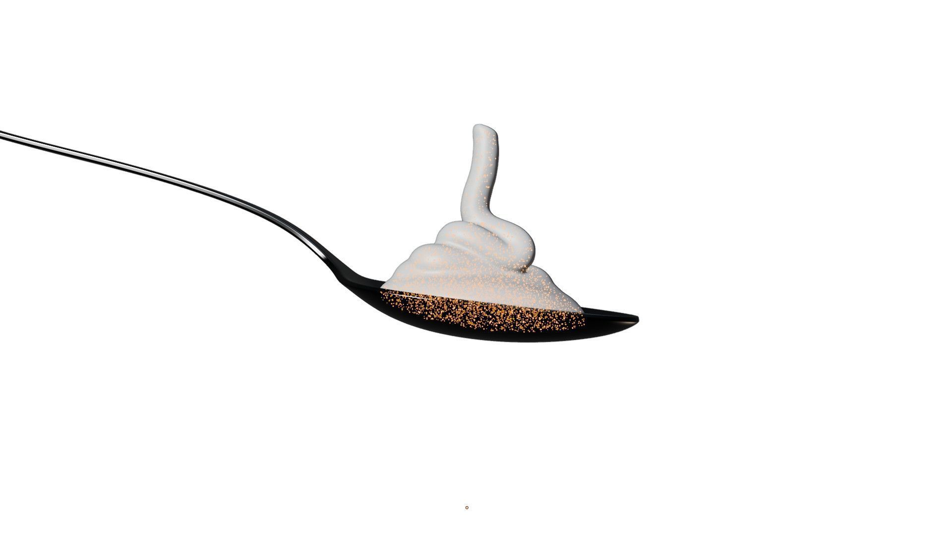 Honey Viscous Animation and Simulation on Spoon 3D model_9