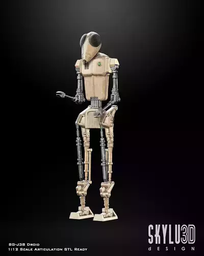 BG-J38 One12 Scale Articulation Droid 3D print Files 