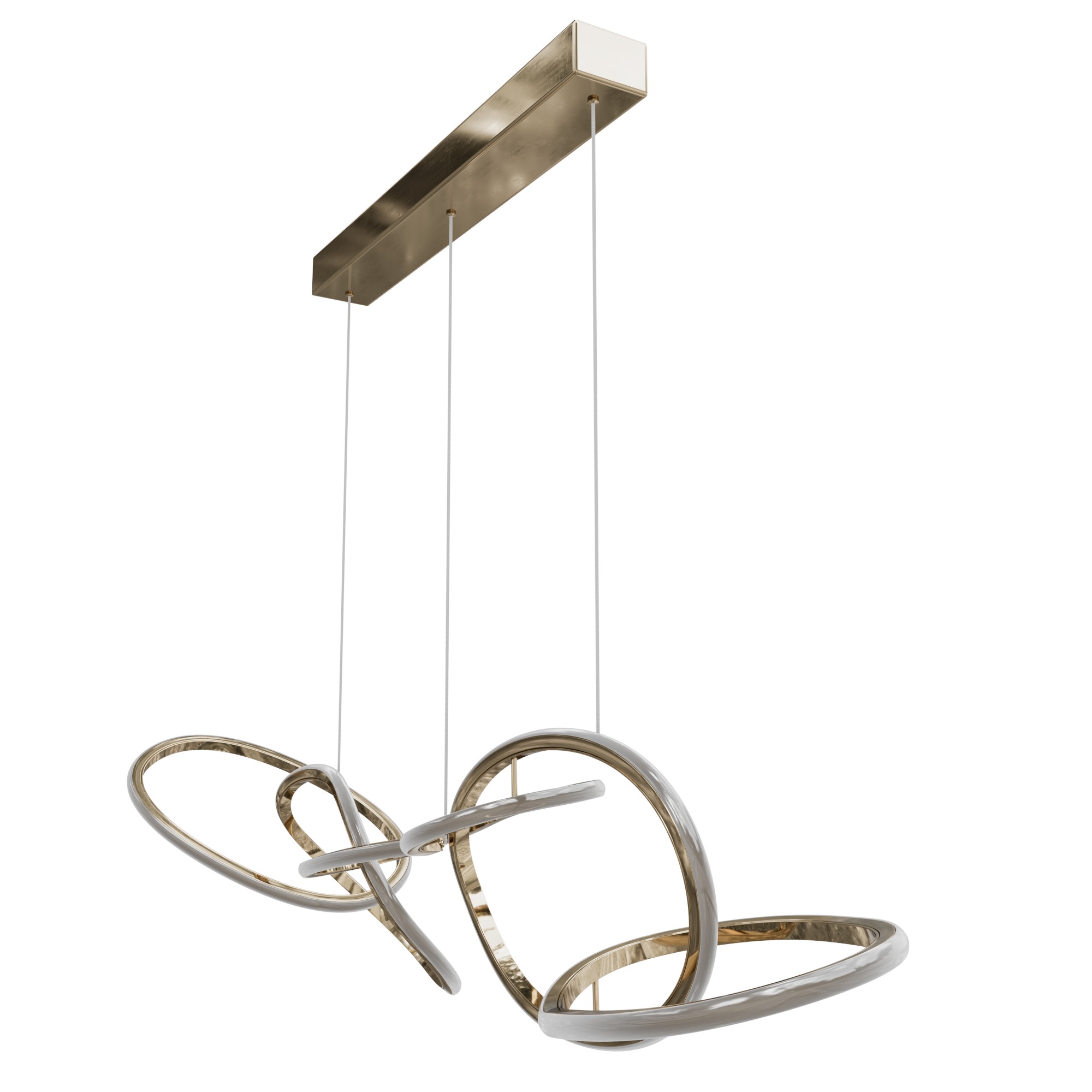 Flow pendant chandelier Garda Decor K2KML15105 3D model_9