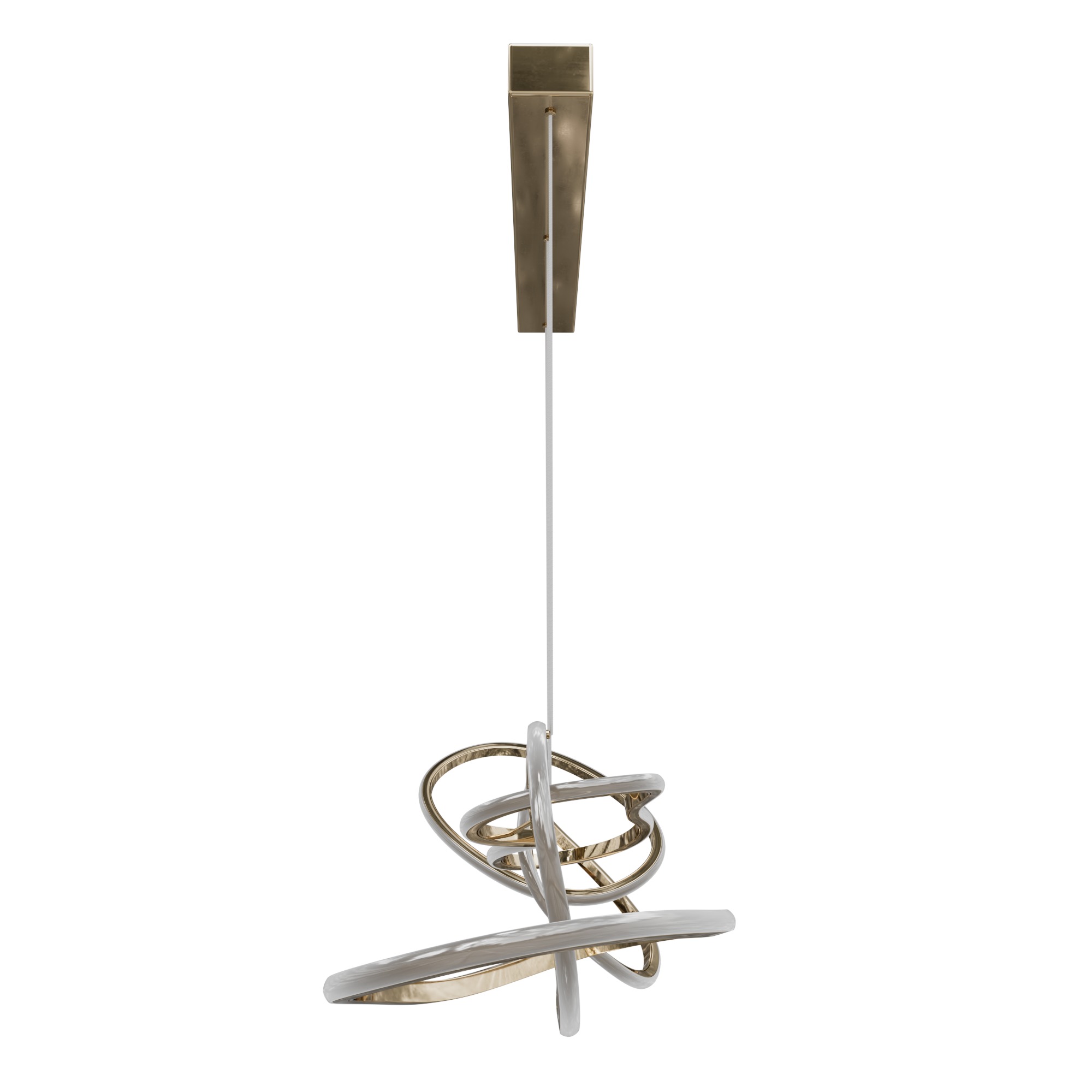 Flow pendant chandelier Garda Decor K2KML15105 3D model_10