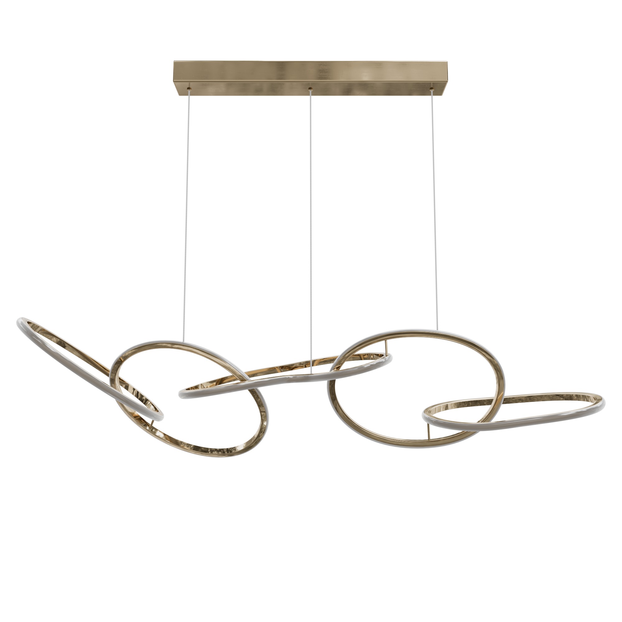 Flow pendant chandelier Garda Decor K2KML15105 3D model_8