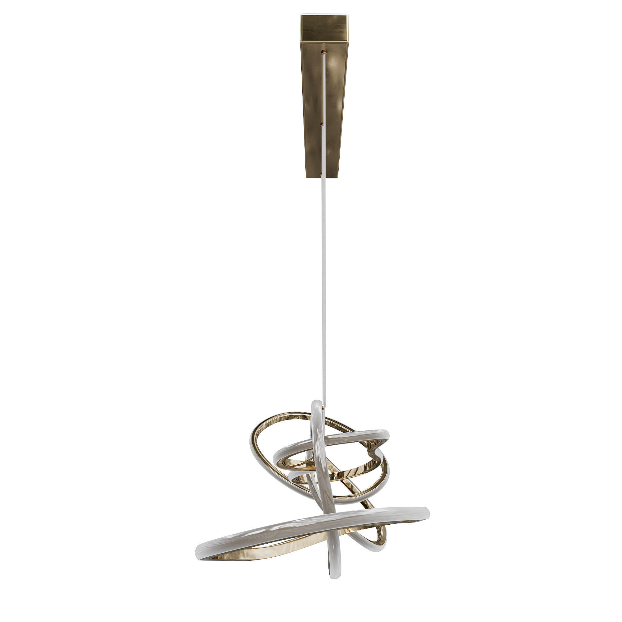 Flow pendant chandelier Garda Decor K2KML15105 3D model_4