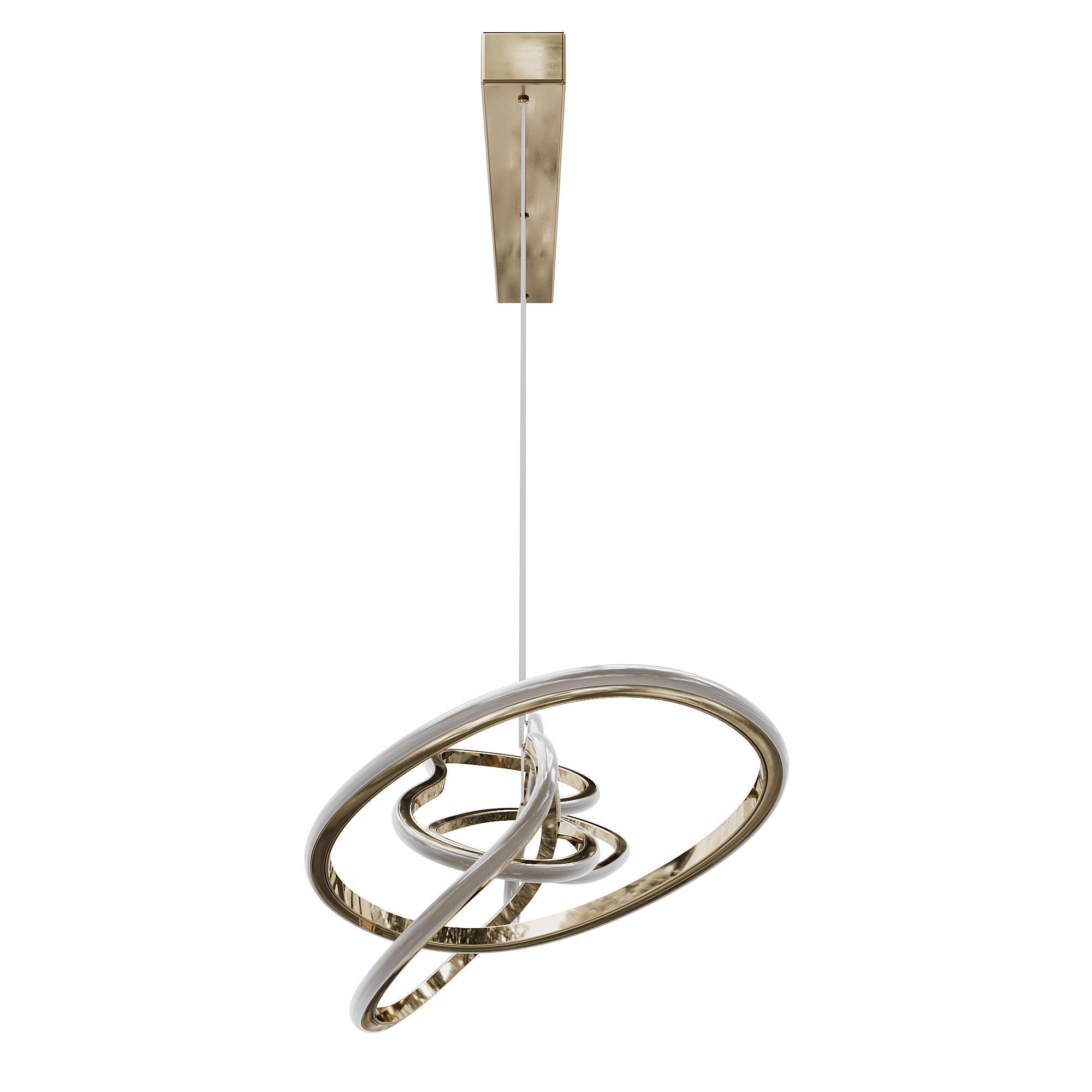 Flow pendant chandelier Garda Decor K2KML15105 3D model_5