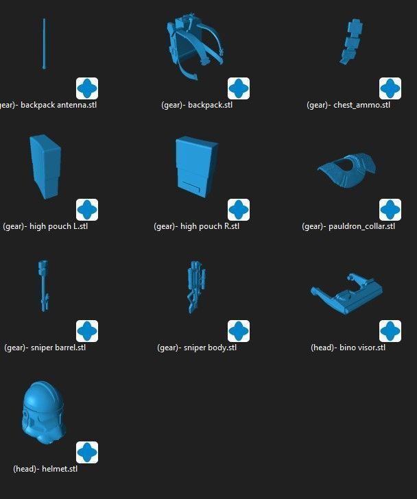 Clonesharpshooter One12 Scale Custom 3D print Files 3D print model_1