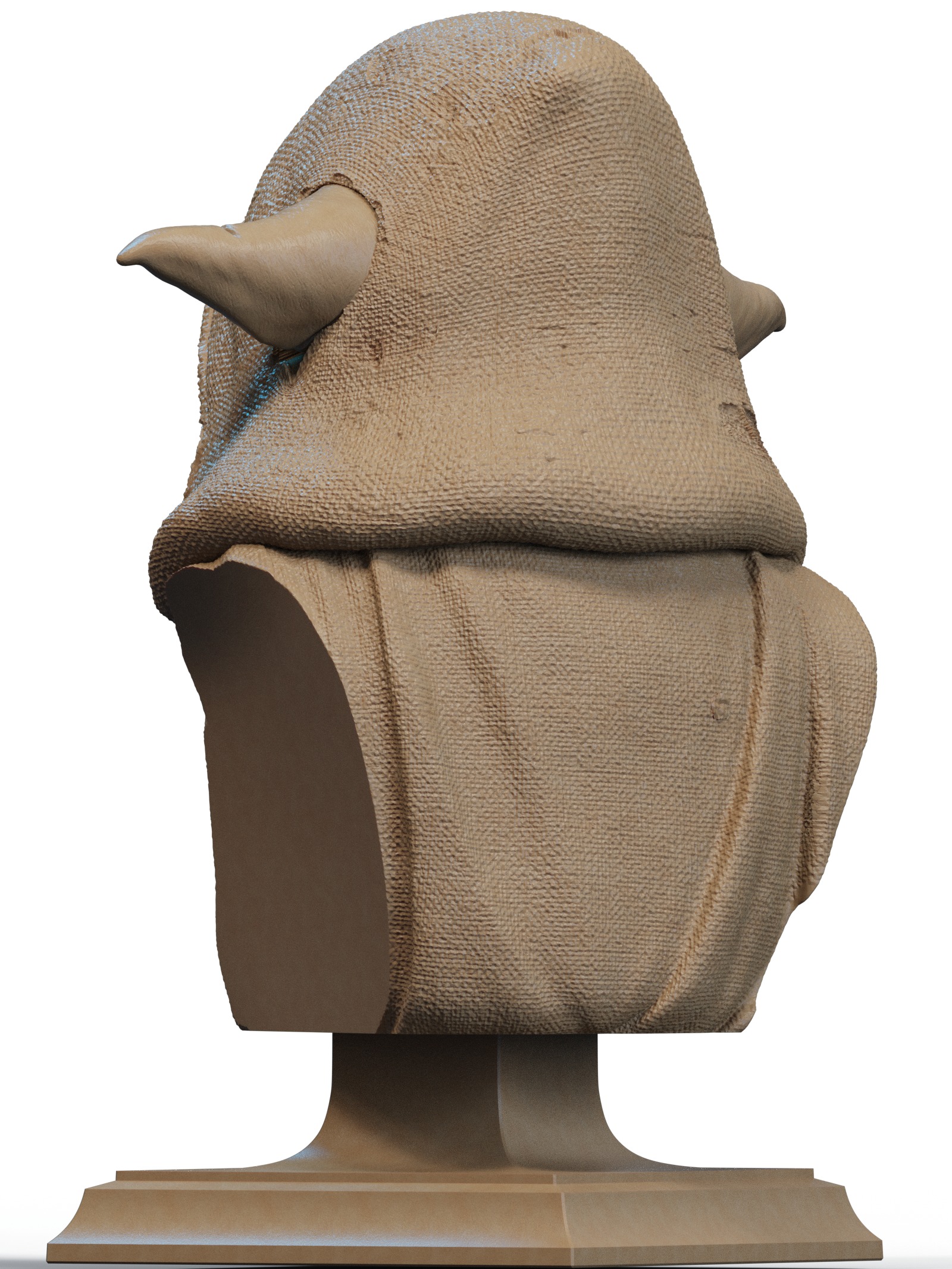 Darth Yoda Bust 3D Print 3D print model_2