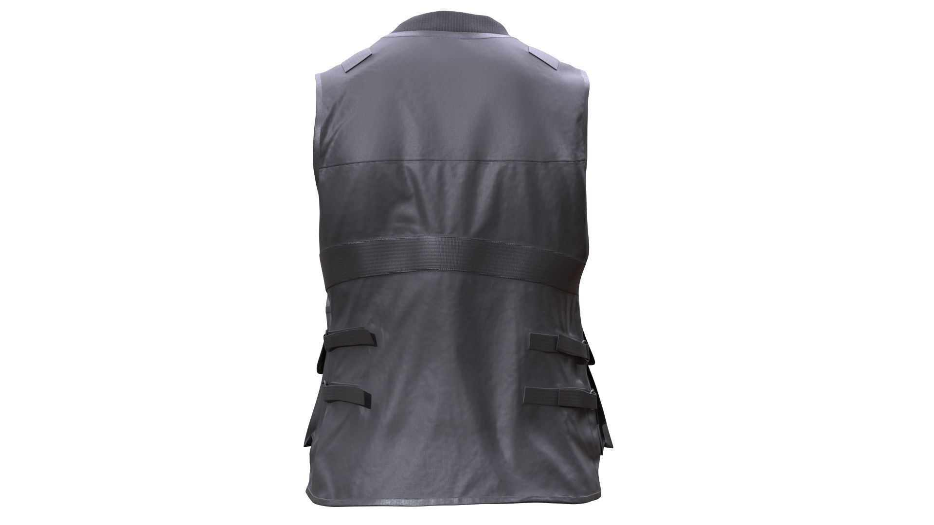 Vest 181 - All MH Bodies - UE5 Skeletons - Rigged Low-poly 3D model_5