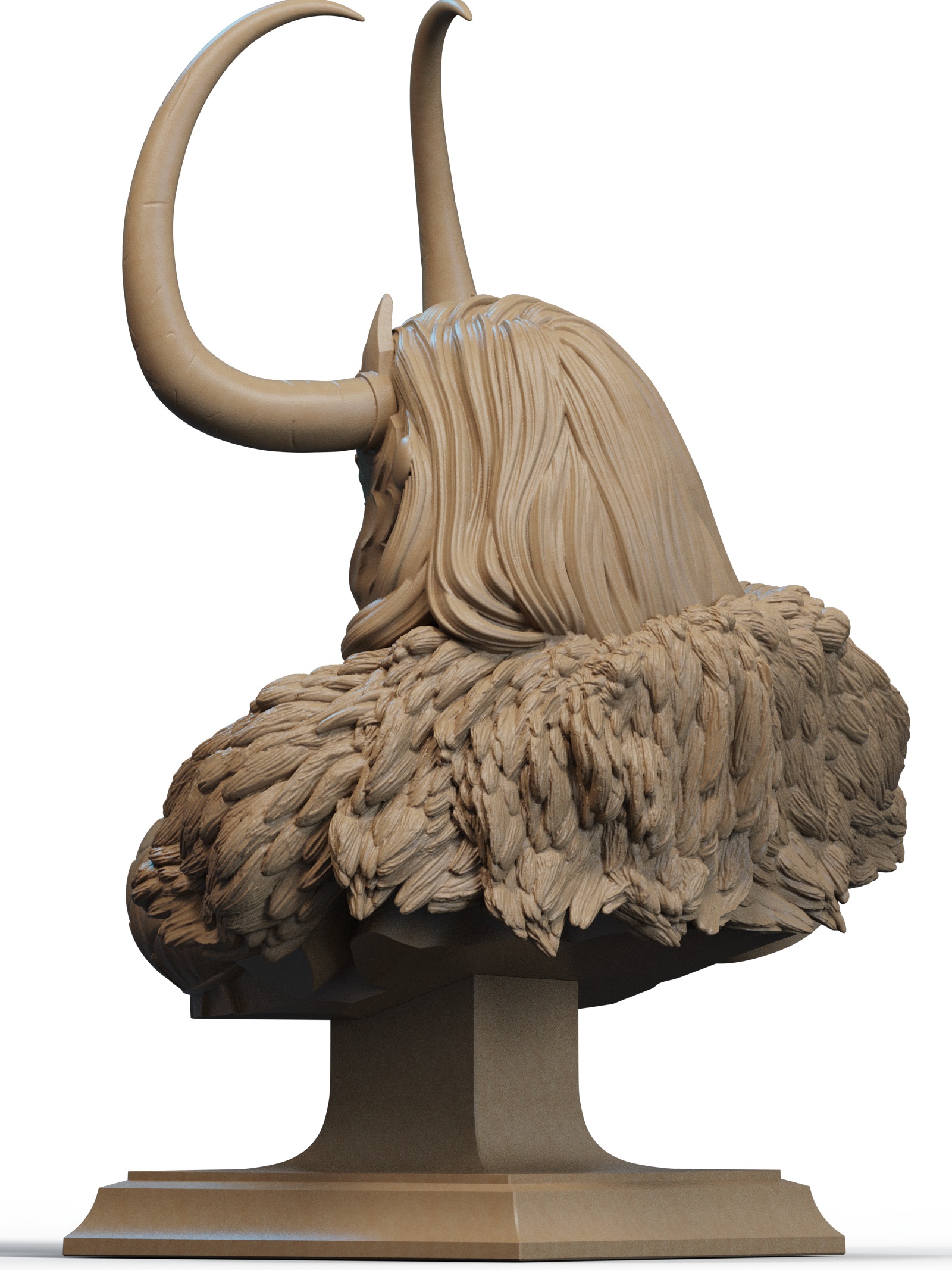 Lady Loki Bust 3D Print 3D print model_2