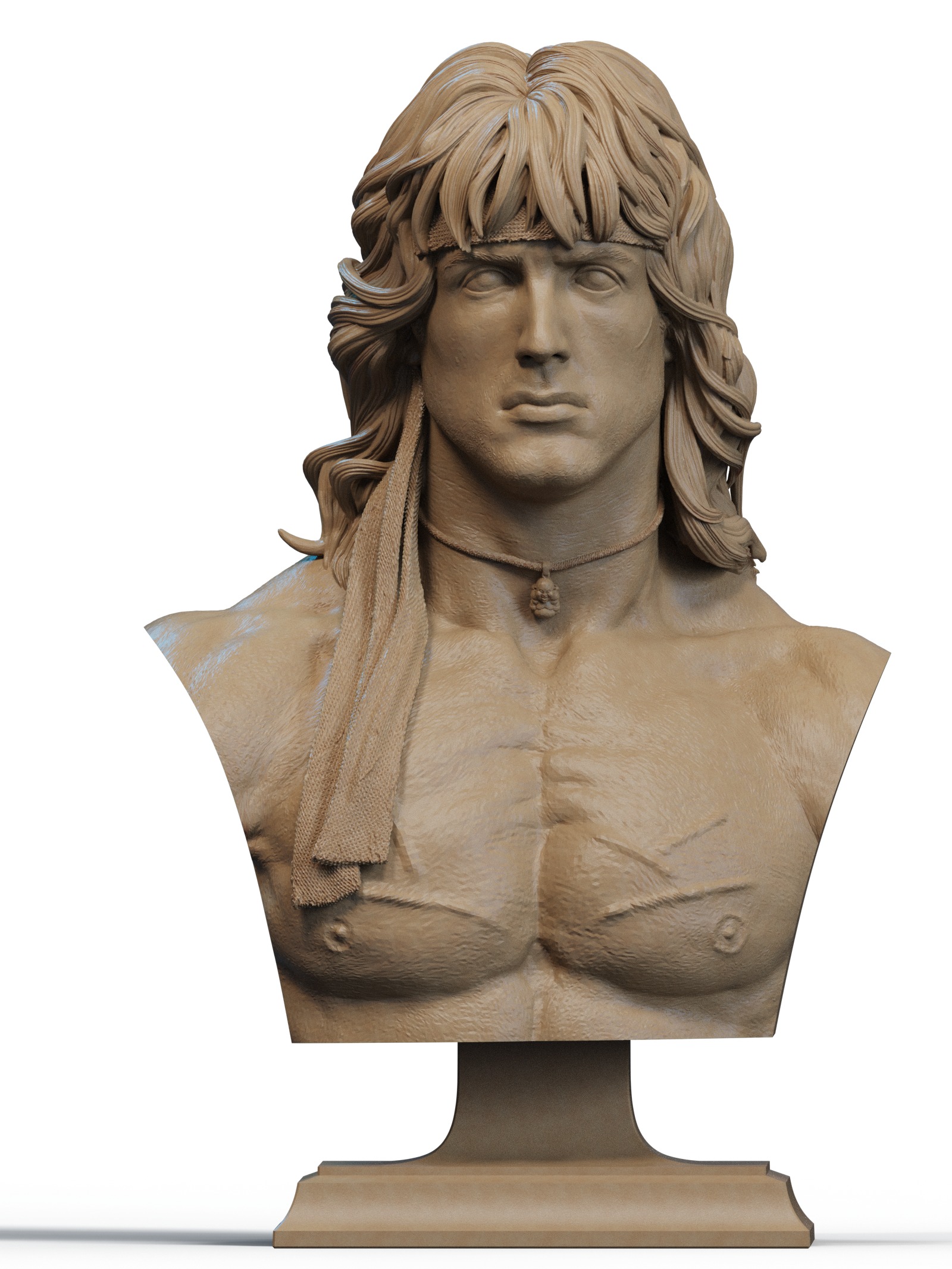 Rambo Cobra and Hawk Bust 3D Print 3D print model_3