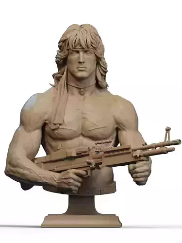 Rambo Cobra and Hawk Bust 3D Print 3D print model