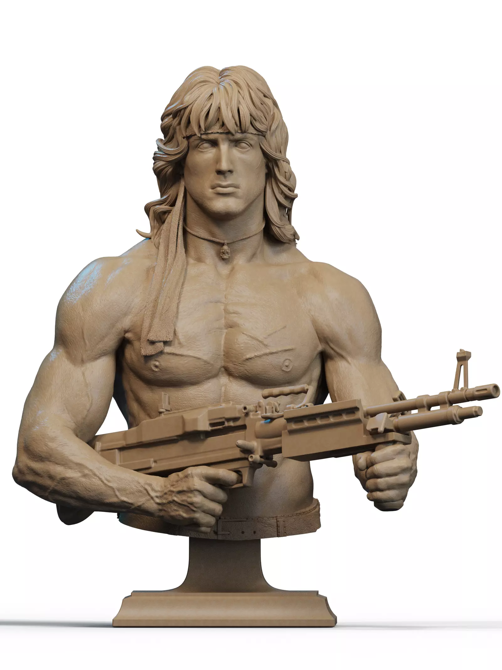 Rambo Cobra and Hawk Bust 3D Print 3D print model_0