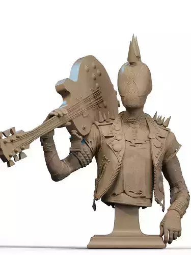 Spider Punk Bust 3D Print