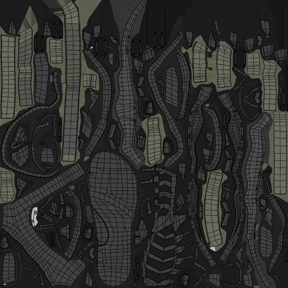 Sandals 180 - All MH Bodies - UE5 Skeletons - Rigged Low-poly 3D model_13