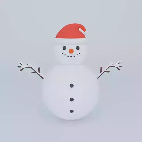 Stylized Snowman