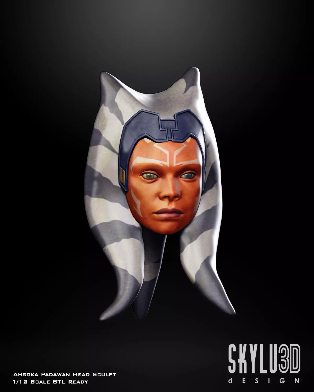 Ahsoka Padawan Figure Custom 3d print files 3D print model