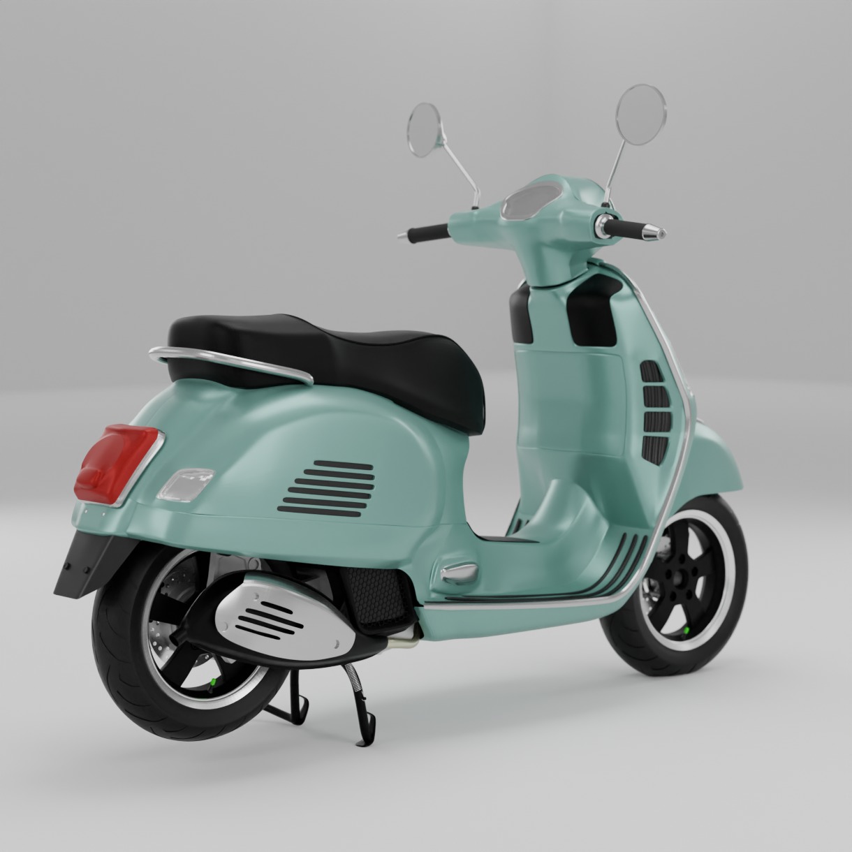 2019 - Piaggio Vespa GTS - 150 3D model_6